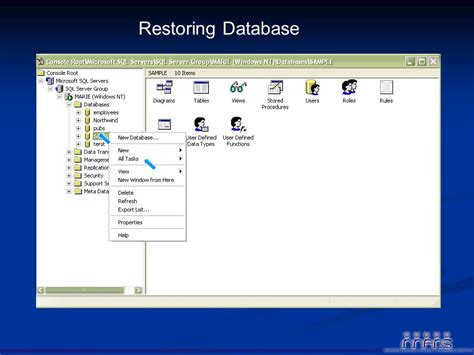 Backing Up And Restoring Databases By Using The Sql Server Ppt Download