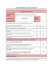 Bsbwor Lead And Manage Team Effectiveness Docx Assessment Cover