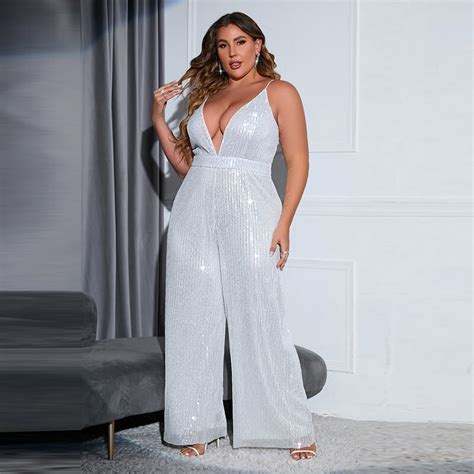 Plus Size White Jumpsuit White Jumpsuit For Women