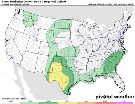 Ryan Hall Yall в Twitter „slight Risk Of Severe Weather In Texas