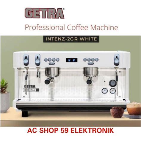 Jual COFFEE MACHINE GETRA INTENZ 2GR WHITE IBERITAL ESPRESSO