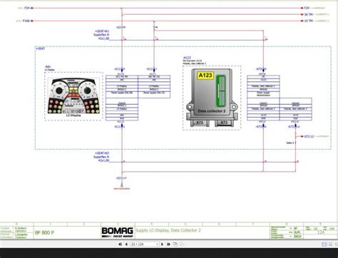 Bomag BF800P Wiring Diagram Function 124 2012 EN IT