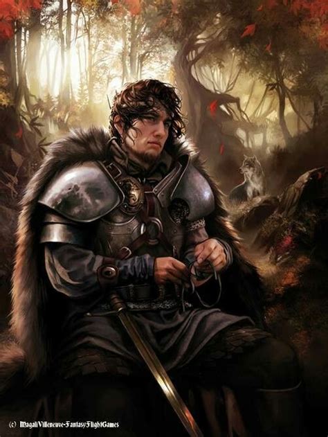 King Robb Stark By Artist Magali Villeneuve Robb Stark Fantasy