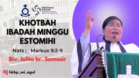 Khotbah Ibadah Minggu Estomihi I Biv Jelita Br Samosir I Februari