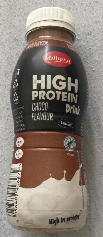 High Protein Schoko Drink Milbona Kalorie Kj I Warto Ci Od Ywcze