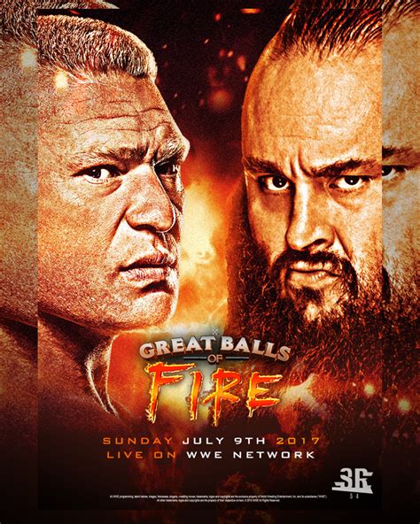 WWE Great Balls of Fire Poster by WWESlashrocker54 on DeviantArt