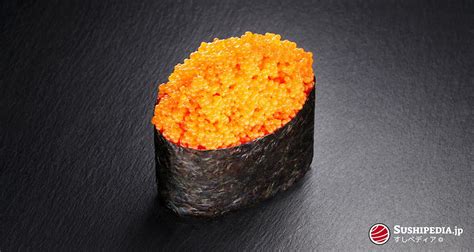 Tobiko Sushi 〚 Flying Fish Roe 〛 【飛子】 Information Sushipedia