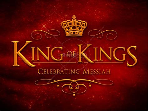 King of Kings Christmas Ministry PowerPoint | Clover Media