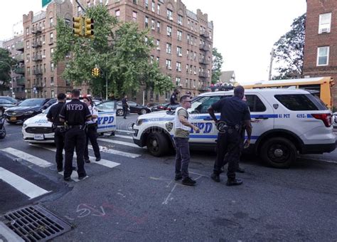 New York Police Department Activity On Scene Of An Incident In Brooklyn Editorial Image Image