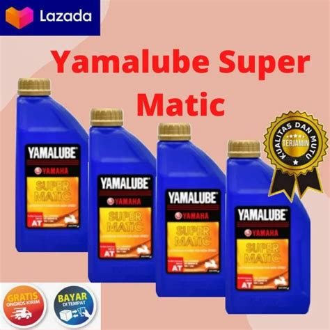 OLI MOTOR YAMALUBE SUPER MATIC 1 LITER ORIGINAL Lazada Indonesia