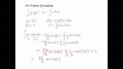 More Integration By Parts Problems Youtube