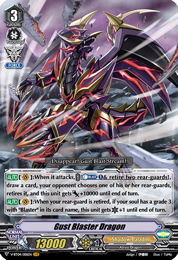 Cardfight Vanguard Shadow Paladin Cards