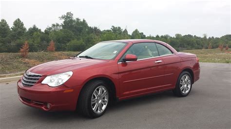 Sold 2008 CHRYSLER SEBRING HARDTOP CONVERTIBLE 83K 1 OWNER INFERNO RED