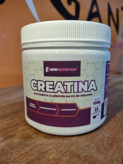 Creatina Micronizada 100g New Nutrition Creatina Magazine Luiza