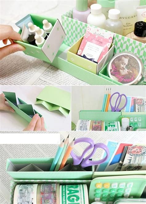 6 Simple Diy Organizers For Storage From Cardboard Boxes Handmade Craft