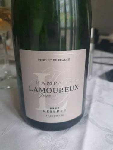 Jean Jacques Lamoureux Reserve Brut Champagne Vivino France