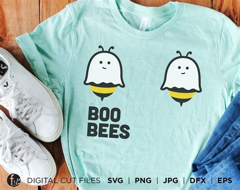 Boo Bees Shirt Svg Cut File Cricut Silhouette Cameo Etsy