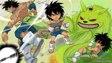 Broly And Bah Dragon Ball And More Drawn By Tarutobi Danbooru