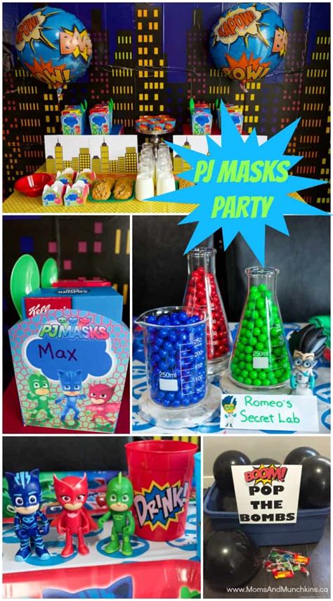 Pj Masks Birthday Party Ideas Pj Masks Party Supplies Pj Masks