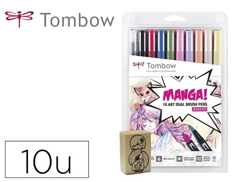 Marcador Tombow Dual Brush Ponta Dupla Pincel Estojo De Unidades