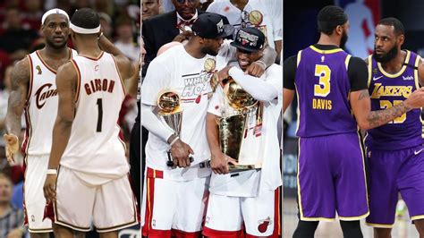 Los Diez Equipos Con Los Que Lebron James Fue Finalista Rankeados ¿dónde Se Ubican Estos Los