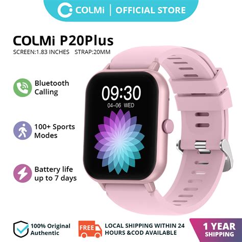 COLMI P20 Plus Bluetooth Call Samrt Watch Women Watch Man Watch Jam