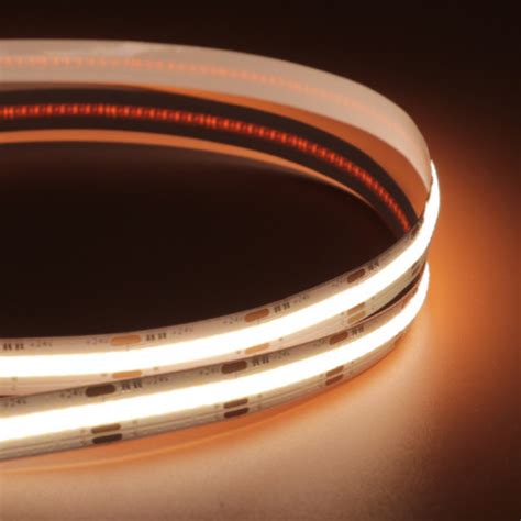 CCT COB LED Strip Light 2700K 6500K Tunable White CE 10mm