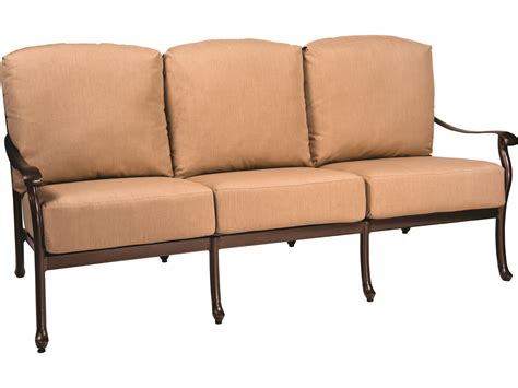 Woodard Casa Cast Aluminum Patio Sofa Wr3y0420