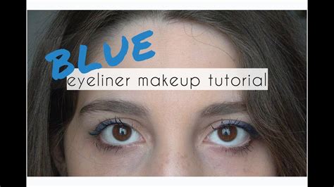 Blue Eyeliner Makeup Tutorial Delineado Azul The Lion Queen Youtube