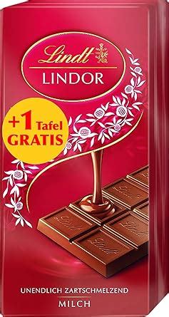 Lindt Schokolade Lindor Milch Er Bundle X G Tafel Feinste