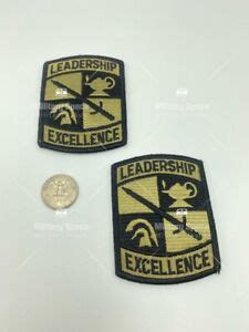 Genuine U S Army Rotc Patch Leadership Excellence Embroidered On