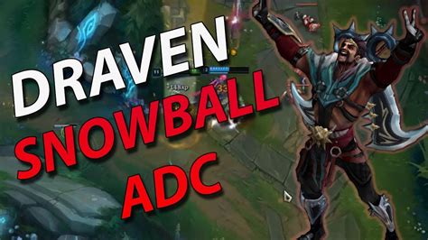 DRAVEN ADC CON COSECHA OSCURA UNA BESTIALIDAD DE DAÑO GAMEPLAY EN