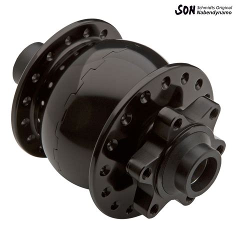 Son Disc Dynamo Front Hub Black