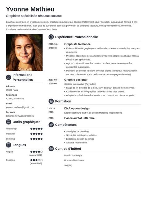 Blog Exemples Cv Pdf Modele Vibes Artofit