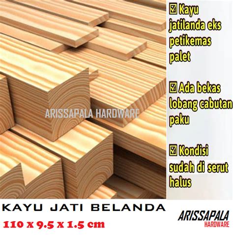 Kayu Jati Belanda Papan Kayu Pinus Jati Londo Ex Palet Sudah Di Serut