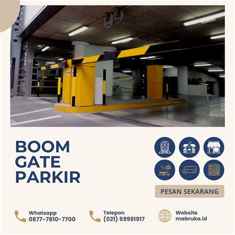 Jual Boom Gate Parkir Di Semarang PT Mabruka Inovasi Indonesia