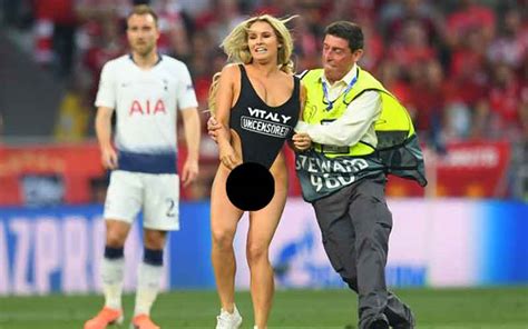 Champions League Final Pitch Invader Kinsey Wolanski Suffers Broken