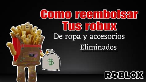 Tutorial Como Reembolsar Tus Robux R Pido Y F Cil En Roblox Youtube