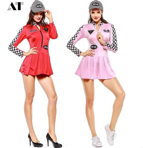 Sexy Car Racing Costume Women Sexy Driver Racing Uniforms Models