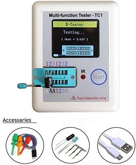 Generic Transistor Tester TC 1 Diode Triode Capacitance Meter LCR