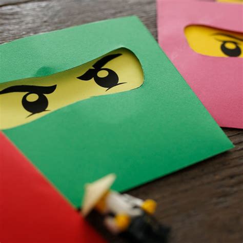 Einladung F R Den Ninja Oder Ninjago Kindergeburtstag Basteln