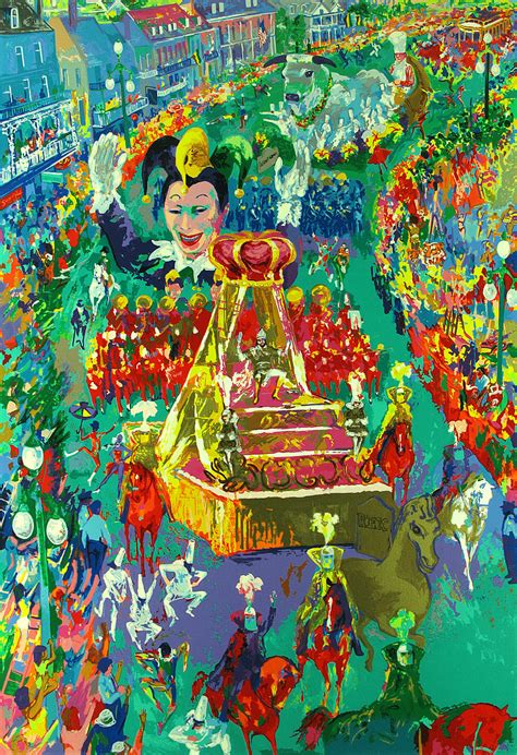 Mardi Gras Parade By Leroy Neiman Dewey Graff Fine Art Fine Art Broker