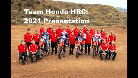 Team Honda HRC 2021 Introduction