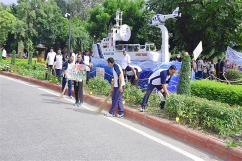 Indian Coast Guard Conducts Cleanliness Drive Under Swachh Bharat