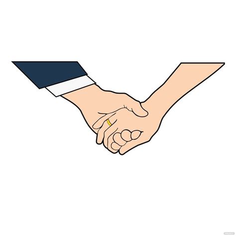 Wedding Holding Hands Clipart In Illustrator Svg  Eps Png