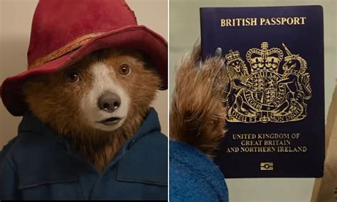 Paddington Bear Is Given An Official Uk Passport By The British Home Office As Loveable