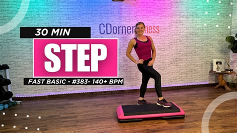 Min Fast Cardio Step Aerobics Basic Choreography Bpm