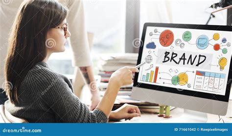 Brand Branding Advertising Trademark Marketing Concept Stock Photo