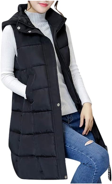 Millenniums Womens Winter Slim Fit Sleeveless Long Gilet Ladie