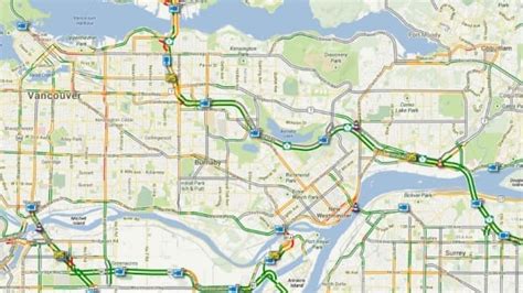 Live traffic map uses Vancouver drivers' cellphone data | CBC News